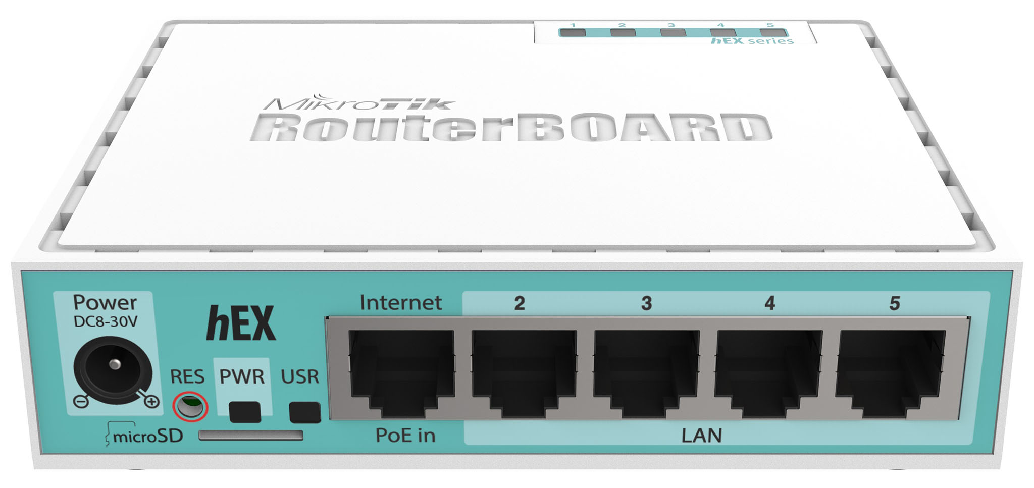 Маршрутизатор MikroTik RB750Gr3 "hEX" (MT7621A 880 MHz, RAM 256 MB, (5) 10/100/1000)